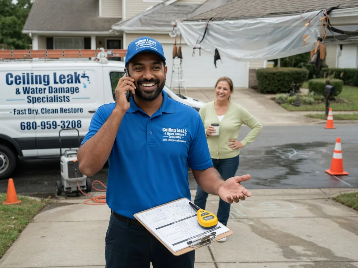 Ceiling Leak Cleanup Irvona, PA FAQs
